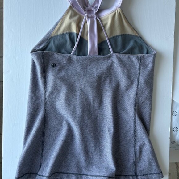 lululemon high neck tank top small, motivate - Picture 4 of 5